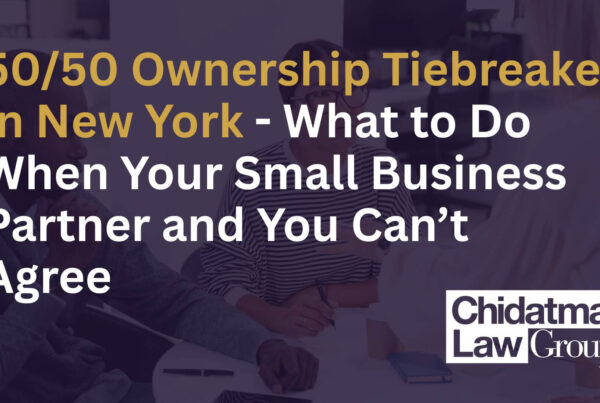 5050 Ownership Tiebreakers in New York – What To Do When Your Small Business Partner and You Can’t Agree