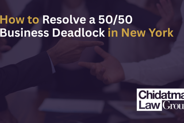 How to Resolve a 5050 Business Deadlock in New York