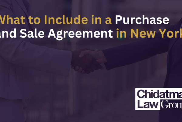 What to Include in a Purchase and Sale Agreement in New York